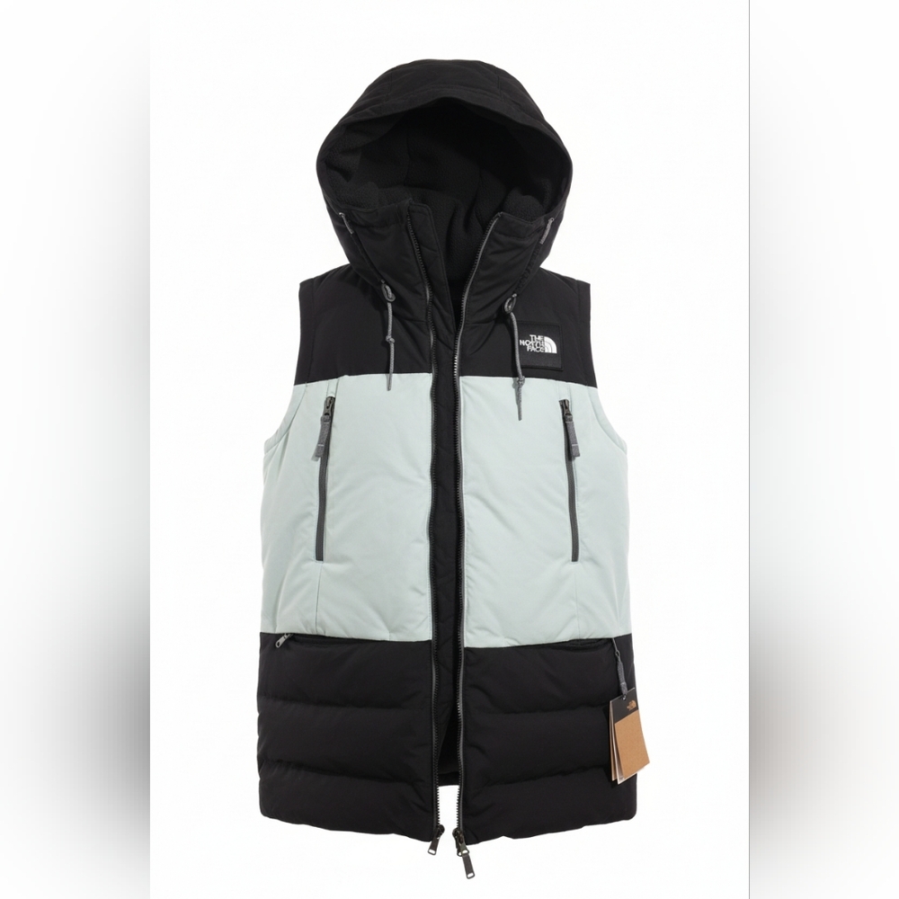 The North Face Black and Blue Down Vest